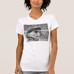 Camiseta adorable del barro amasado con cita