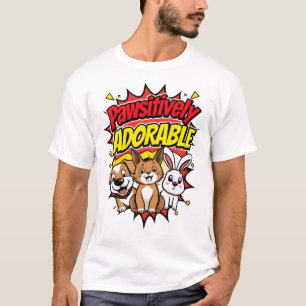Camiseta "Adorable Desde El Punto De Vista De Los Cómicos: 