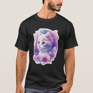 Camiseta Adorable diseño de gatitos para bebés