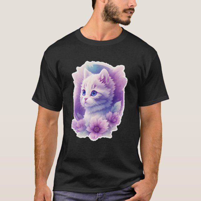 Camiseta Adorable diseño de gatitos para bebés (Anverso)