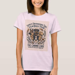 Camiseta Adorable Dog Lover Girl Aesthetic T-Shirt