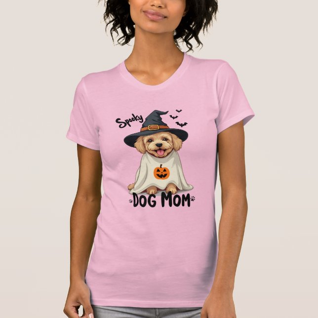 Camiseta Adorable Dog Mom Halloween (Anverso)