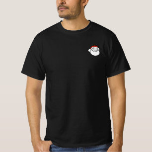 Camiseta Adorable equipo de Navidad Santa Claus con sombrer