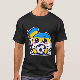 Camiseta Adorable fan ucraniano bandera de Ucrania adorable