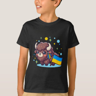 Camiseta Adorable fan ucraniano de Bynner bandera de Ucrani