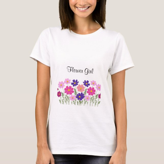 Camiseta Adorable Flower Girl Tee (Anverso)