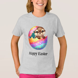 Camiseta Adorable Funny Cum Easter Otter Baby