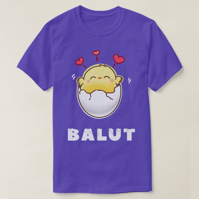 Camiseta Adorable Funny Love Balut Pinoy Pinay Filipino (Diseño del anverso)