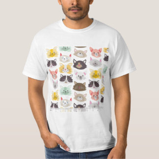 Camiseta adorable gato