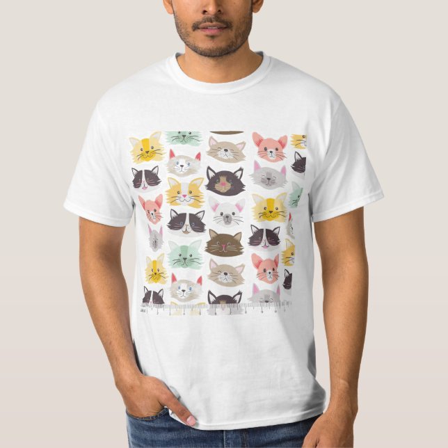 Camiseta adorable gato (Anverso)
