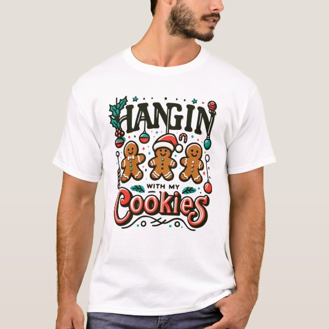 Camiseta Adorable Gingerbread Christmas Graphic Holiday Art (Anverso)