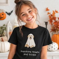 Adorable Golden Retriever Fantasma de Halloween