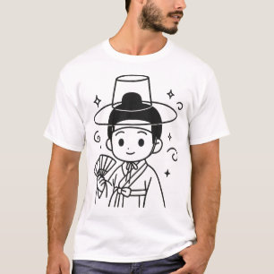 Camiseta Adorable Hanbok Boy - Regalo cultural coreano