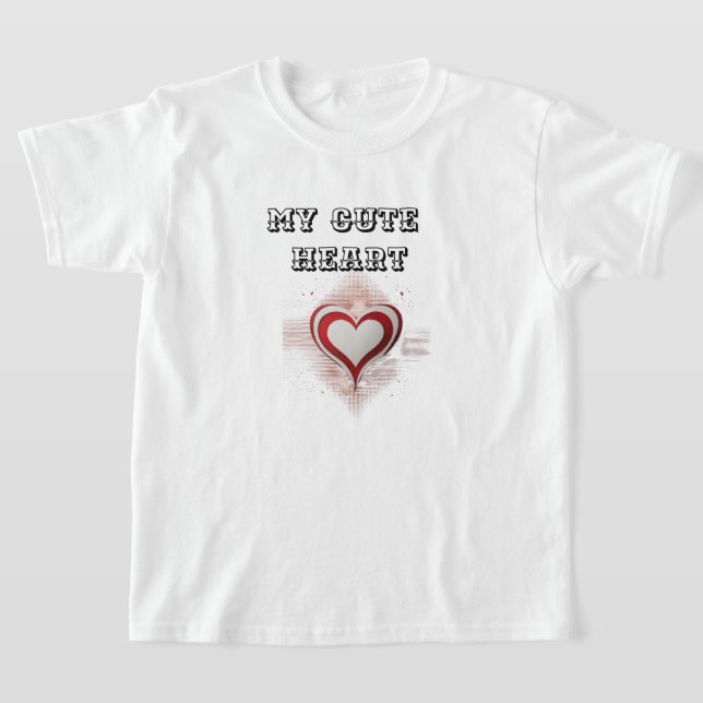 Camiseta Adorable Heart Kids T-Shirt:Spread Love Everywhere (Distribución)