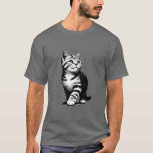 Camiseta Adorable Kitten Pawsitively Charming Pet Lover