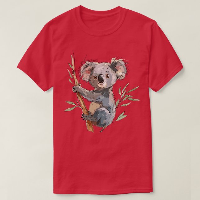 Camiseta Adorable Koala (Diseño del anverso)