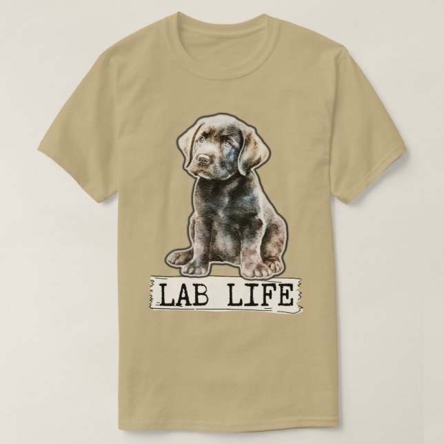 Camiseta adorable labrador (Diseño del anverso)