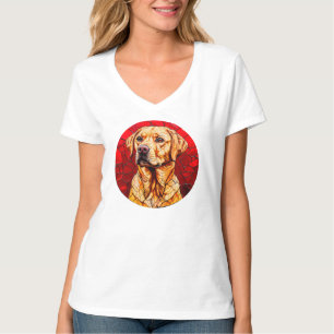 Camiseta Adorable labrador amarillo