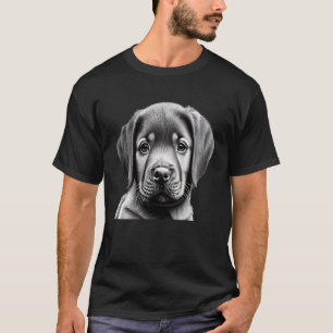 Camiseta Adorable Labrador Recuperador Cachorro Para Amante