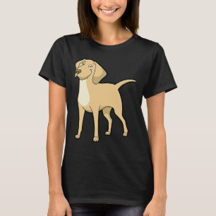 Camiseta Adorable Labrador Retriever Amarillo Perro Golden 