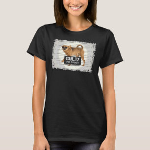 Camiseta Adorable ladrón de perros chihuahua Mascota ladrón