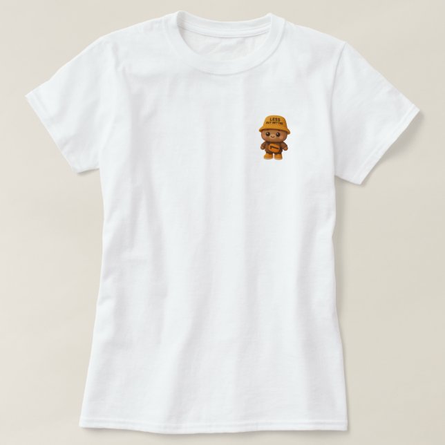Camiseta Adorable "Less But Better" Bear Tee (Diseño del anverso)