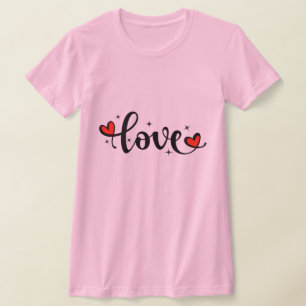 Camiseta Adorable LOVE para Chicas - Valentin perf