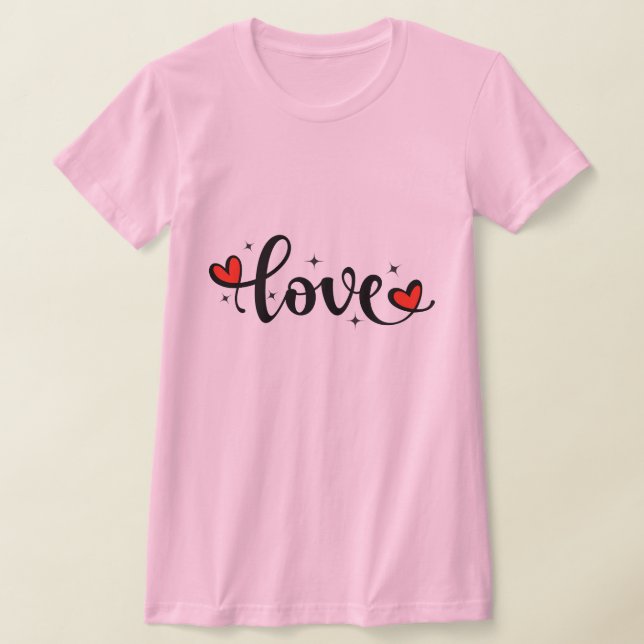Camiseta Adorable LOVE para Chicas - Valentin perf (Distribución)