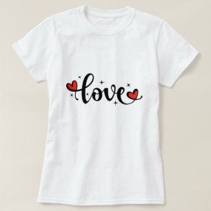 Camiseta Adorable LOVE para Chicas - Valentin perf