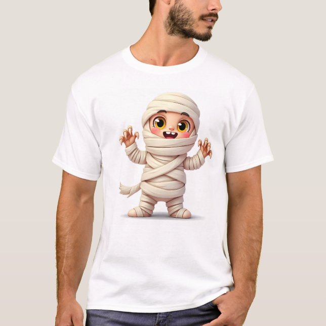 Camiseta Adorable mamá Personalizado para Halloween (Anverso)