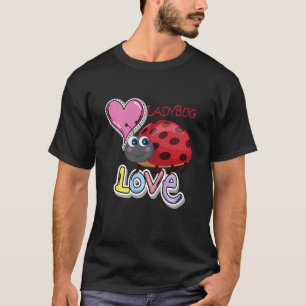 Camiseta Adorable Me Encanta Ladybug Entomology Chica Insec
