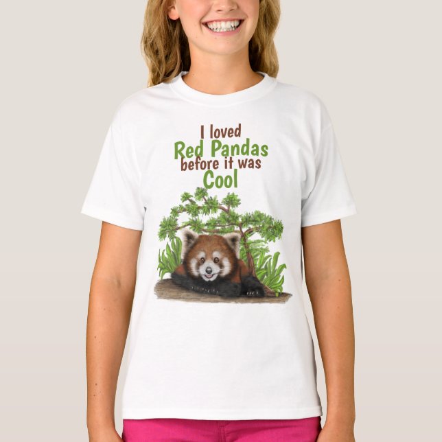 Camiseta Adorable me encantaron los niños del Panda Rojo (Anverso)