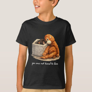 Camiseta Adorable mono bebé lindo puño hombres mujeres niño