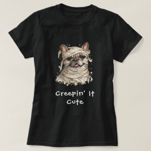 Camiseta Adorable Mummy de Halloween de Bulldog Francés se 