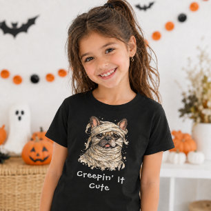 Camiseta Adorable Mummy de Halloween de Bulldog Francés se