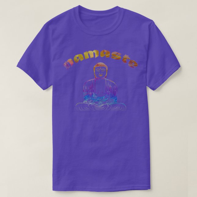 Camiseta Adorable Namaste Buddha Design (Diseño del anverso)