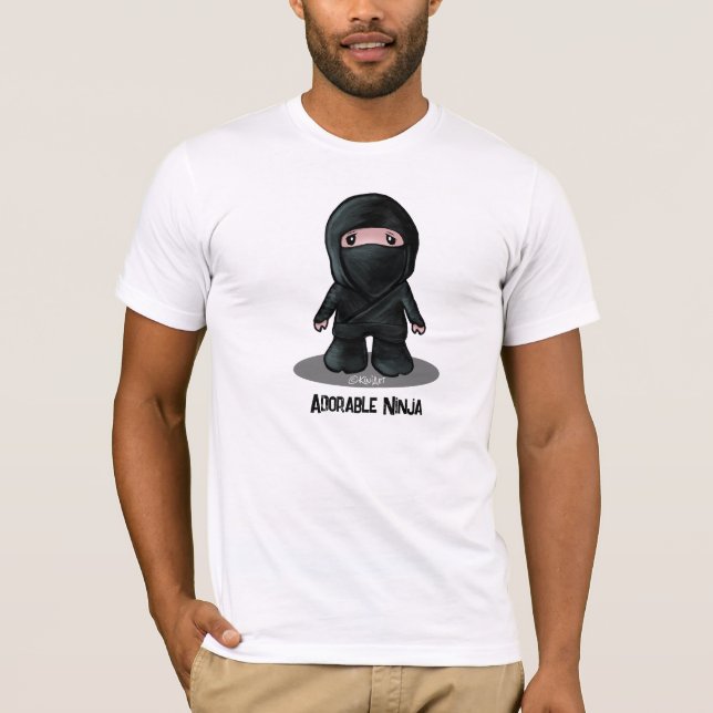 Camiseta Adorable Ninja KiniArt T-Shirt (Anverso)