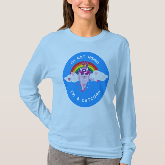 Camiseta Adorable, no soy rara, soy una capucha (Anverso)