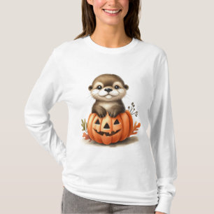 Camiseta Adorable nutria de Halloween
