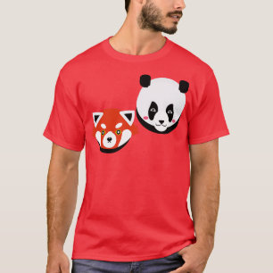 Camiseta Adorable Panda and Red Panda 2