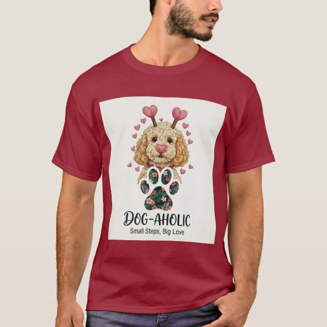 Camiseta adorable para amantes de los perros (Anverso)