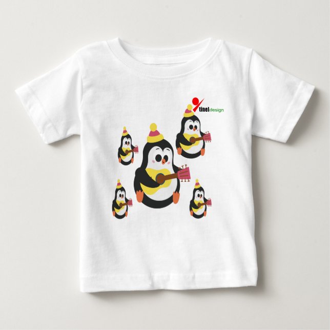 Camiseta Adorable Penguin Baby (Anverso)