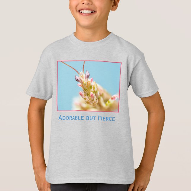 Camiseta - Adorable pero feroz (Anverso)