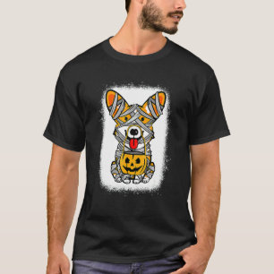 Camiseta Adorable perro mummy Halloween Welsh Corgi Mamá de