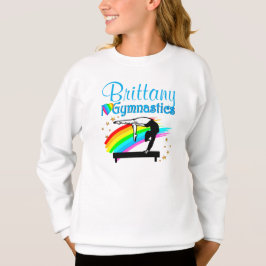 CAMISETA ADORABLE PERSONALIZADO AZUL ME ENCANTA LA GIMNASTI