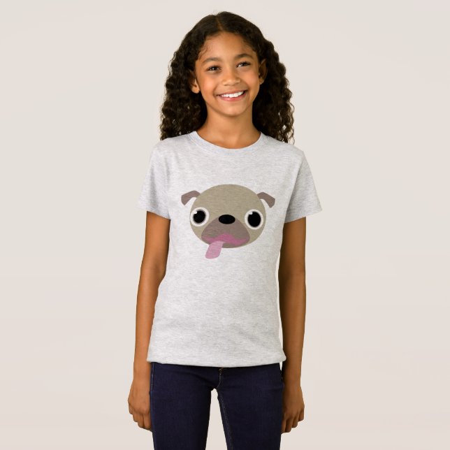 Camiseta Adorable Pug Tees (Anverso completo)