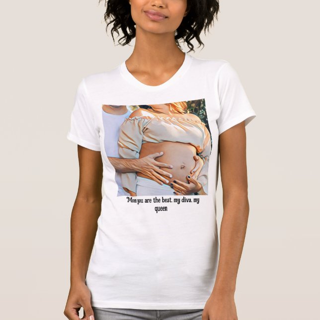 Camiseta Adorable queen mom eternal love (Anverso)
