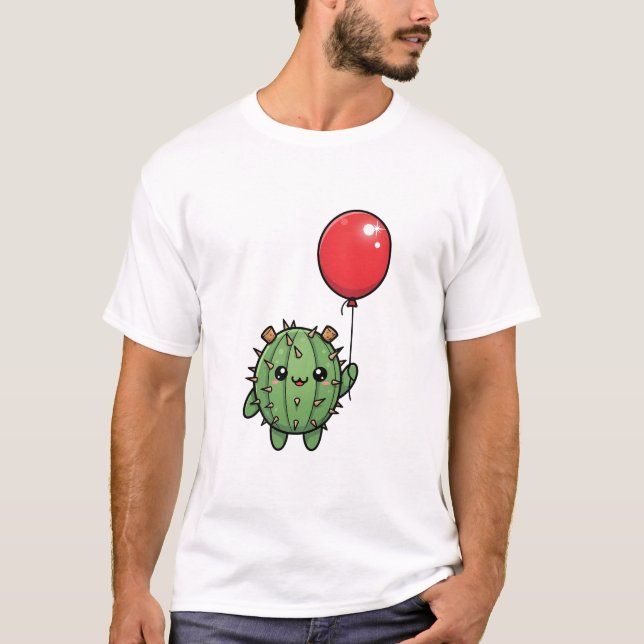 Camiseta Adorable Round Cactus with Corks (Anverso)