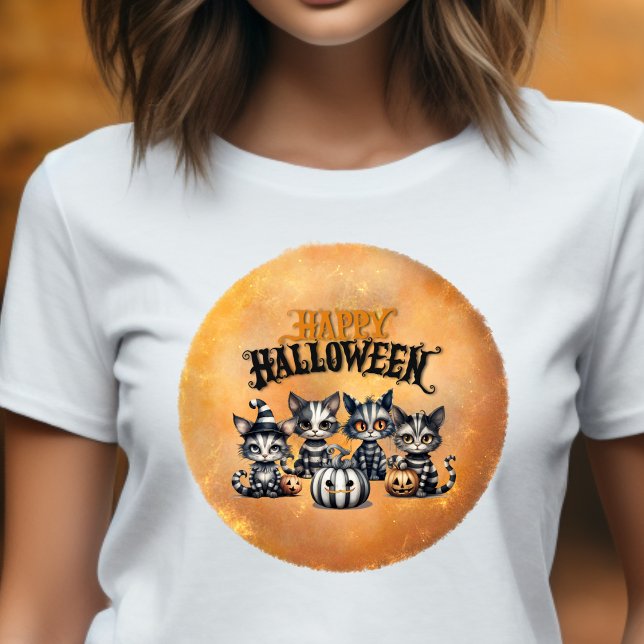 Camiseta Adorable Spooky Strike Halloween Kittens (Subido por el creador)