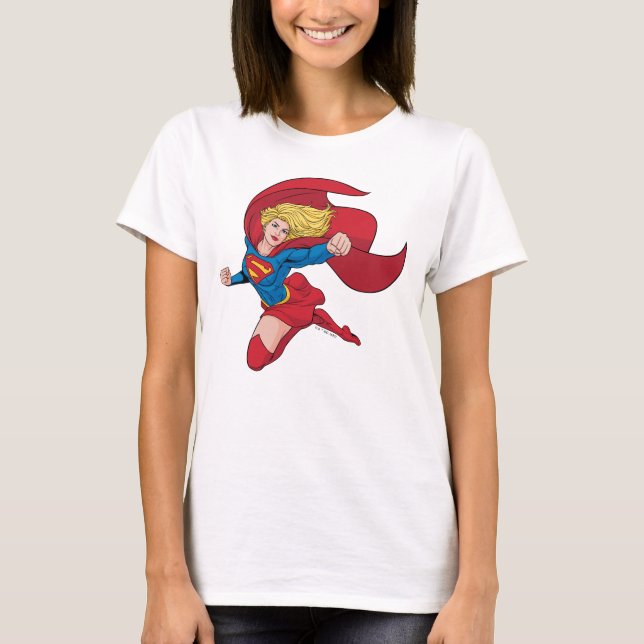Camiseta Adorable Supergirl Stance (Anverso)
